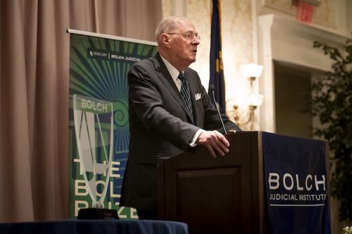 Justice Kennedy receives inaugural Bolch Prize for the Rule of Law